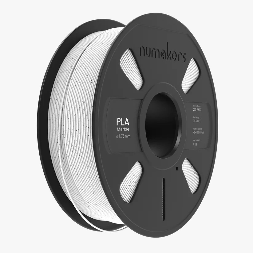 Numakers PLA+ White Marble