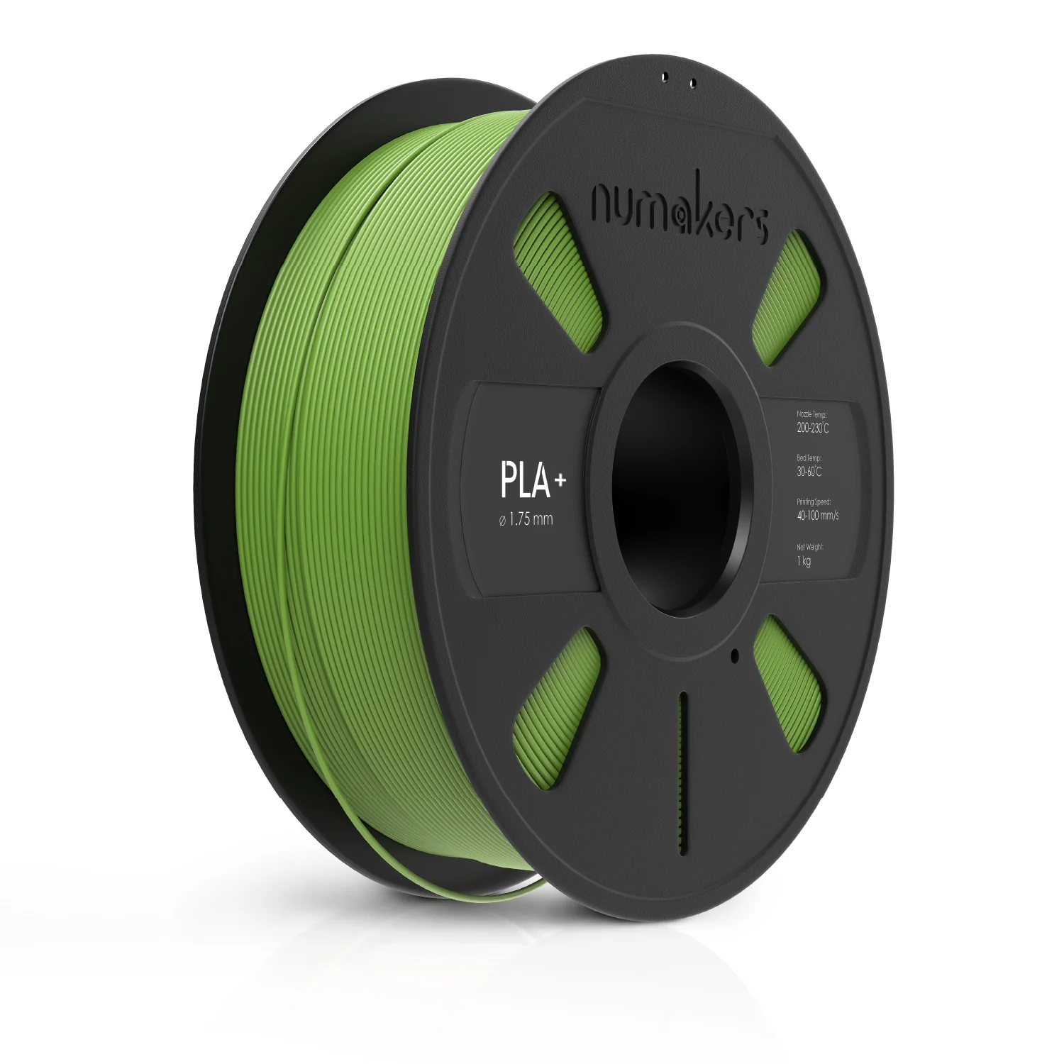 Numakers PLA+ Grass Green 1Kg 1.75mm
