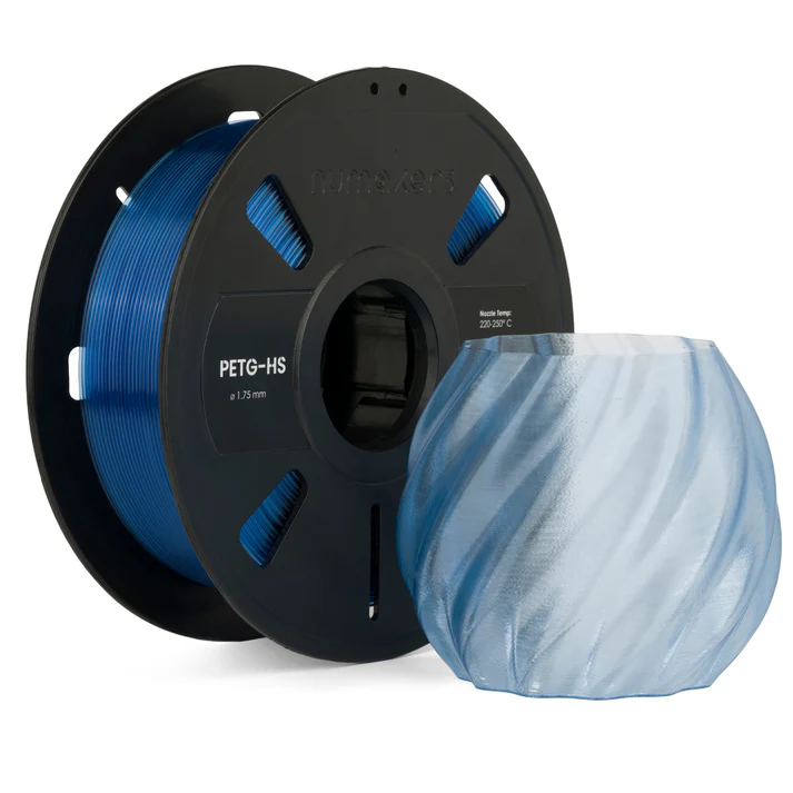 Numakers PETG Translucent Glitter Ice Blue 1.75mm 1kg  