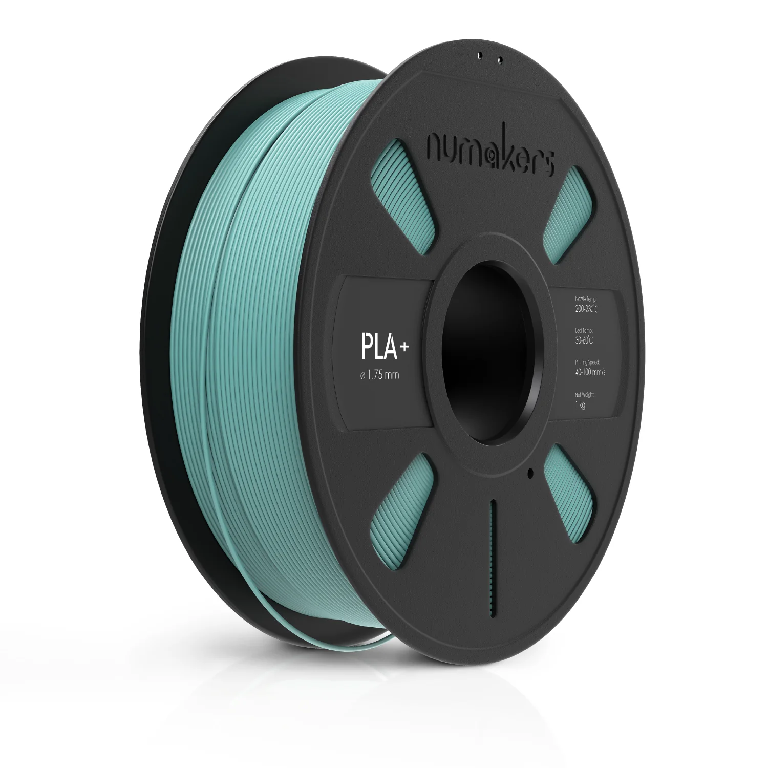 Numakers PLA+ Teal Blue 1Kg 1.75mm